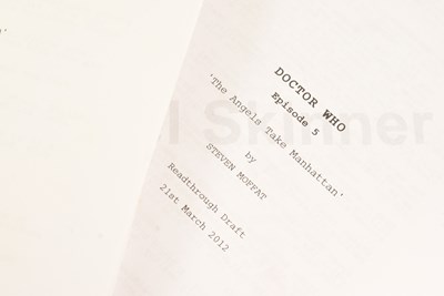 Lot 122 - DOCTOR WHO - THE ANGELS TAKE MANHATTAN (2012) - ORIGINAL PRODUCTION SCRIPT