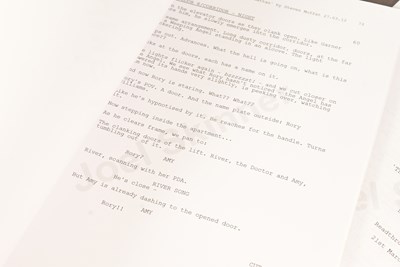 Lot 122 - DOCTOR WHO - THE ANGELS TAKE MANHATTAN (2012) - ORIGINAL PRODUCTION SCRIPT