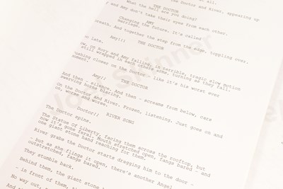 Lot 122 - DOCTOR WHO - THE ANGELS TAKE MANHATTAN (2012) - ORIGINAL PRODUCTION SCRIPT
