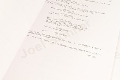 Lot 122 - DOCTOR WHO - THE ANGELS TAKE MANHATTAN (2012) - ORIGINAL PRODUCTION SCRIPT