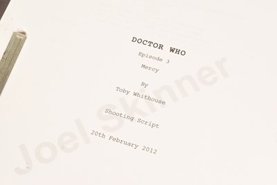Lot 138 - DOCTOR WHO - A TOWN CALLED MERCY (2012) - ORIGINAL PRODUCTION SCRIPTS