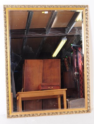 Lot 655 - LARGE GILT FRAMED OVERMANTEL MIRROR