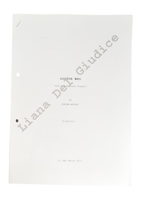 Lot 168 - DOCTOR WHO - THE NIGHT OF THE DOCTOR (2013) - ORIGINAL PRODUCTION SCRIPT