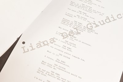 Lot 168 - DOCTOR WHO - THE NIGHT OF THE DOCTOR (2013) - ORIGINAL PRODUCTION SCRIPT