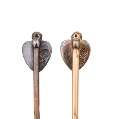 Lot 9 - PAIR OF EARLY 20TH CENTURY CHILD & CHILD HEART LAPEL PINS