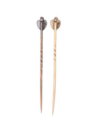 Lot 9 - PAIR OF EARLY 20TH CENTURY CHILD & CHILD HEART LAPEL PINS