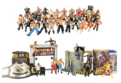 Lot 700 - WWE - COLLECTION OF ASSORTED JAKKS PACIFIC WRESTLING FIGURES