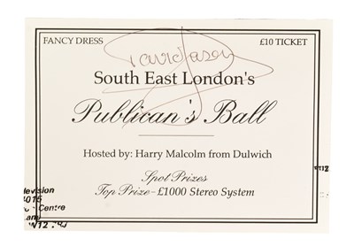 Lot 110 - ONLY FOOLS & HORSES - HEROES & VILLAINS - ORIGINAL PROP TICKET