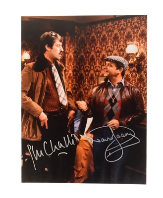 Lot 146 - ONLY FOOLS & HORSES - SIR DAVID JASON & JOHN CHALLIS SIGNED 16X12" PHOTO