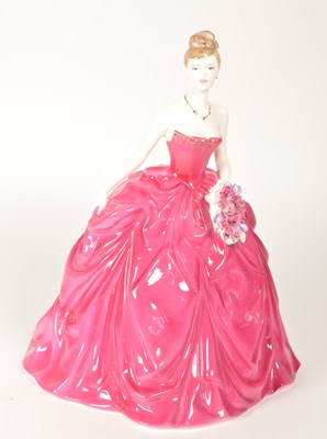 Lot 73 - COALPORT - LATE 20TH CENTURY 'GRANDE FINALE' FINE BONE CHINA FIGURE
