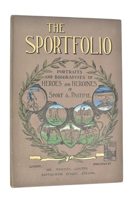 Lot 179 - SPORTING & LEISURE. 1896 THE SPORTFOLIO PORTRAITS AND BIOGRAPHIES OF SPORT AND PASTIME ORIG. CLOTH