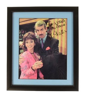 Lot 141 - ONLY FOOLS & HORSES - BOYCIE & MARLENE SIGNED PHOTOGRAPH