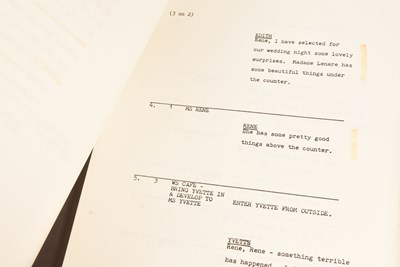 Lot 36 - 'ALLO 'ALLO! (BBC SITCOM) - ORIGINAL PRODUCTION SCRIPT