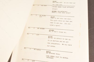 Lot 36 - 'ALLO 'ALLO! (BBC SITCOM) - ORIGINAL PRODUCTION SCRIPT