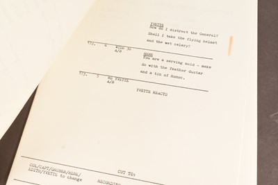 Lot 36 - 'ALLO 'ALLO! (BBC SITCOM) - ORIGINAL PRODUCTION SCRIPT