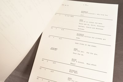Lot 28 - 'ALLO 'ALLO! (BBC SITCOM) - ORIGINAL PRODUCTION SCRIPT