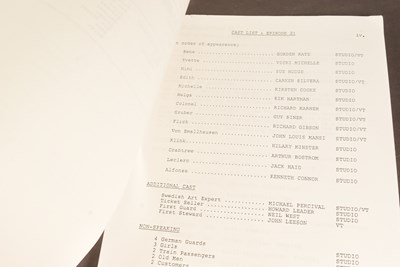 Lot 48 - 'ALLO 'ALLO! (BBC SITCOM) - ORIGINAL PRODUCTION SCRIPT