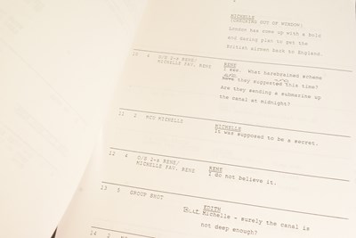 Lot 48 - 'ALLO 'ALLO! (BBC SITCOM) - ORIGINAL PRODUCTION SCRIPT