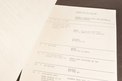 Lot 48 - 'ALLO 'ALLO! (BBC SITCOM) - ORIGINAL PRODUCTION SCRIPT