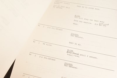 Lot 48 - 'ALLO 'ALLO! (BBC SITCOM) - ORIGINAL PRODUCTION SCRIPT