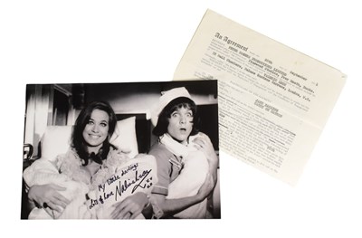Lot 12 - CARRY ON MATRON (1972) - VALERIE LEON'S ORIGINAL CONTRACT