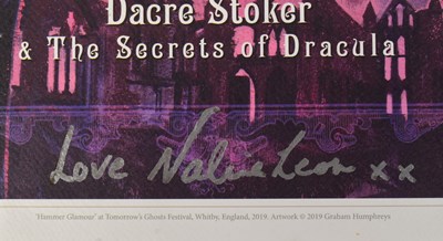 Lot 111 - HAMMOR HORROR - SIGNED POSTER - FROM VALERIE LEON'S COLLECTION