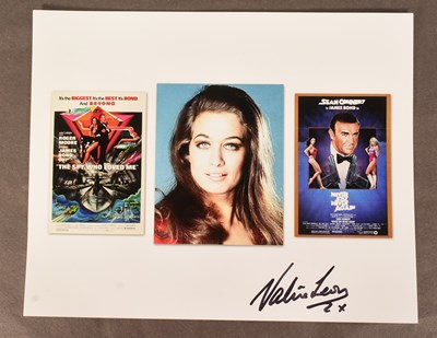 Lot 129 - VALERIE LEON'S COLLECTION - HALLMARKED SILVER CHRISTENING MUG & AUTOGRAPH