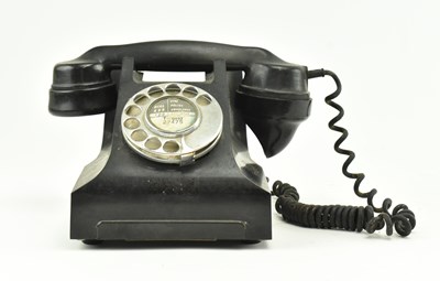 Lot 99 - VINTAGE 1940S BLACK GPO 332L ROTARY TELEPHONE