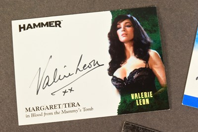 Lot 119 - VALERIE LEON'S COLLECTION - SIGNED TRADING CARDS