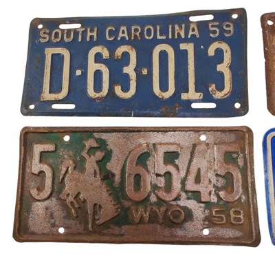 Lot 67 - SELECTION OF AMERICAN CAR NUMBER PLATES