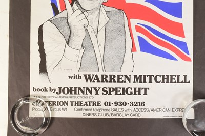 Lot 38 - TILL DEATH US TO PART - ALF GARNETT - 'THE THOUGHTS OF CHAIRMAN ALF' THEATRE POSTER