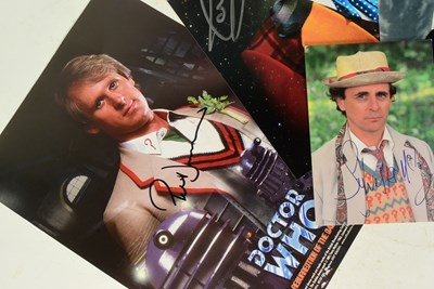 Lot 234 - DOCTOR WHO - COLLECTION OF DOCTOR AUTOGRAPHS