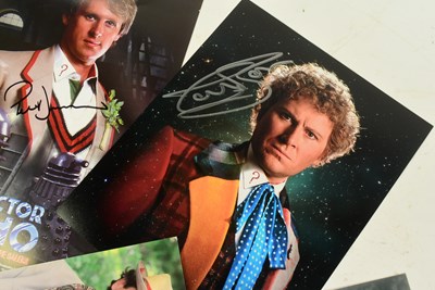 Lot 234 - DOCTOR WHO - COLLECTION OF DOCTOR AUTOGRAPHS