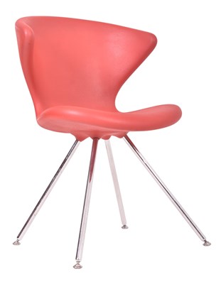 Lot 395 - MARTIN BALLENDAT FOR TONON CONCEPT - ITALIAN RETRO RED FOAM CHAIR