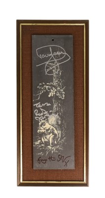 Lot 140 - ONLY FOOLS & HORSES - TROTTER FLAT AUTOGRAPHED SLATE PICTURE