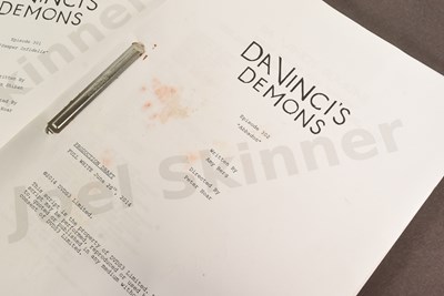 Lot 217 - DA VINCI'S DEMONS (2013-2015 SERIES) - TWO ORIGINAL PRODUCTION SCRIPTS