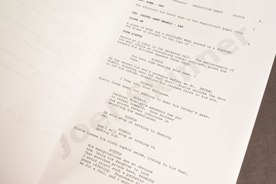 Lot 217 - DA VINCI'S DEMONS (2013-2015 SERIES) - TWO ORIGINAL PRODUCTION SCRIPTS