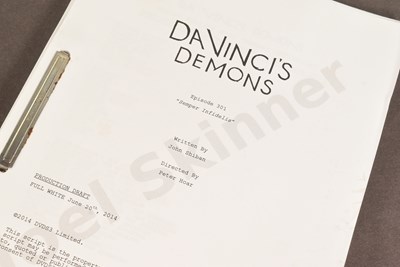 Lot 217 - DA VINCI'S DEMONS (2013-2015 SERIES) - TWO ORIGINAL PRODUCTION SCRIPTS