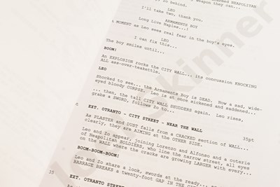 Lot 217 - DA VINCI'S DEMONS (2013-2015 SERIES) - TWO ORIGINAL PRODUCTION SCRIPTS