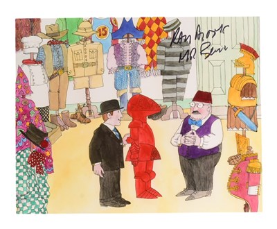 Lot 156 - MR BENN (1971 ANIMATED SERIES) - RAY BROOKS - SIGNED 8X10" PHOTO - AFTAL