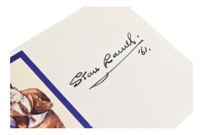 Lot 92 - STAN LAUREL (LAUREL & HARDY) - VINTAGE AUTOGRAPHED CARD