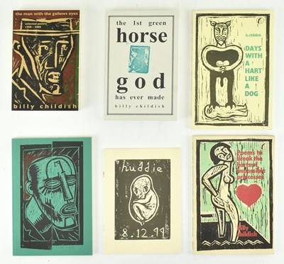 Lot 111 - CHILDISH, BILLY. SIX FIRST EDITION COLLECTIONS OF POETRY