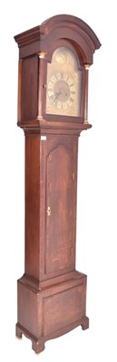 Lot 756 - 19TH CENTURY TEMPUS FUGIT OAK CASED GRANDFATHER CLOCK