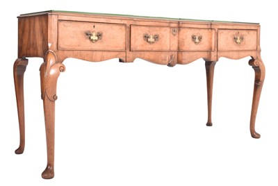 Lot 404 - QUEEN ANNE REVIVAL WALNUT SERPENTINE SIDEBOARD DRESSER BASE