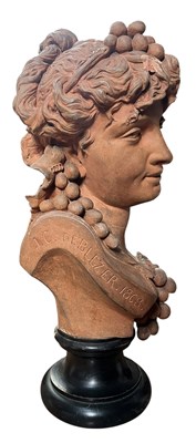Lot 280 - AFTER JOSEPH CHARLES DE BLEZER - EARLY 20TH CENTURY TERRACOTTA BUST
