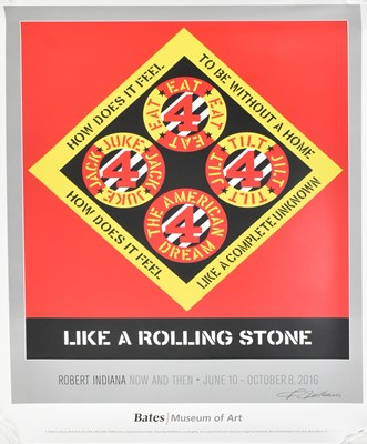Lot 47 - ROBERT INDIANA - 2016 LIMITED EDITION EXHIBITION POSTER