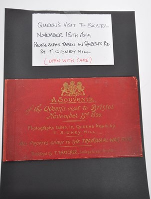 Lot 460 - LOCAL INTEREST - ORIGINAL SOUVENIR BOOKLET OF QUEEN VICTORIA'S VISIT