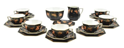 Lot 111 - ATTR. DAISY MAKEIG-JONES FOR WEDGWOOD - PORCELAIN PART TEA SERVICE