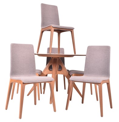 Lot 328 - JADER ALMEIDA / CONRAN - DESIGNER DINING TABLE AND CHAIRS