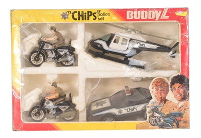 Lot 698 - RETRO TOYS - CHIPS TV SERIES 1980S POLICE SET